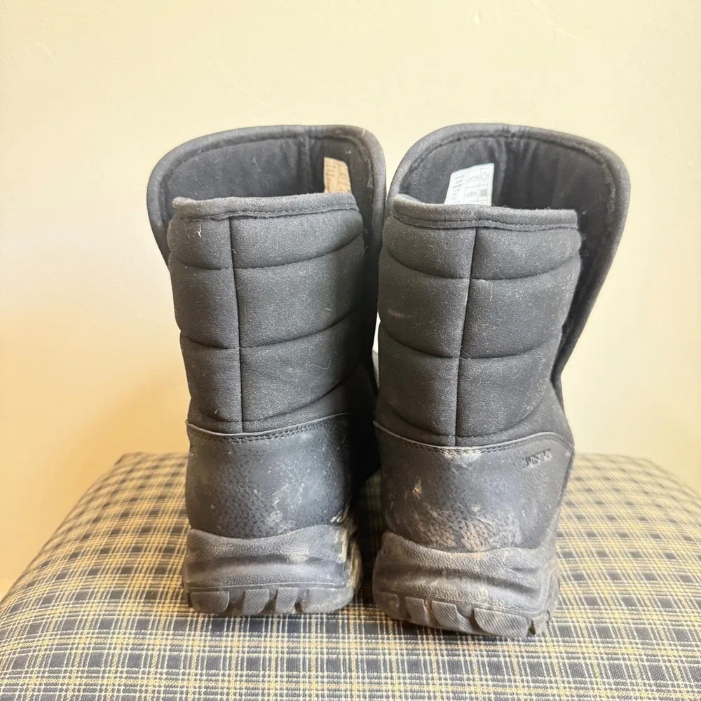 Lands' End Insulated Winter Snow Boots Size 12 Black